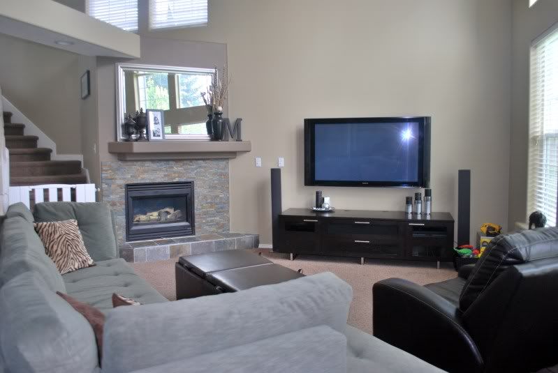 TV above fireplace - Decorating Divas ~ Home Interior Decorating Ideas and 