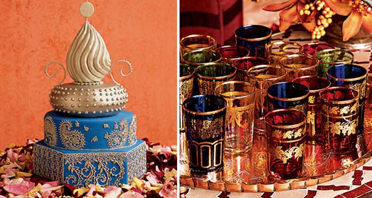 feet with this rich exotic reception that celebrates Moroccan style