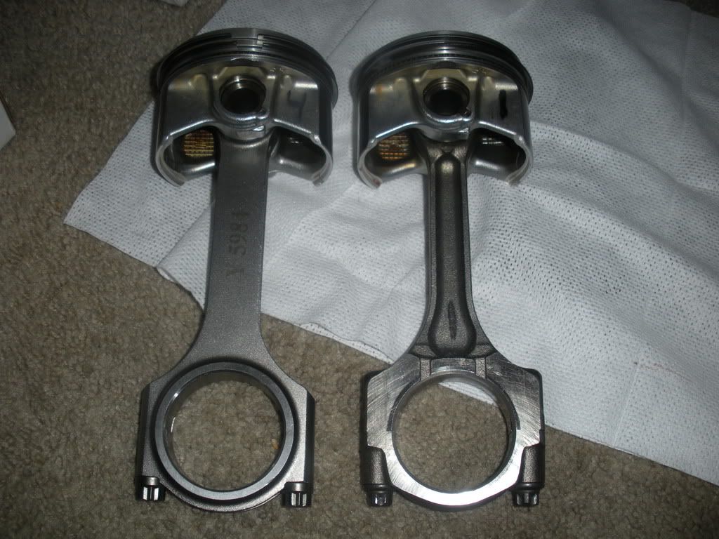 K24a4 aftermarket rods with oem tsx pistons Honda / Acura K20a K24a
