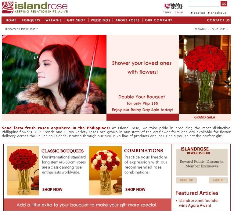 Island Rose Website