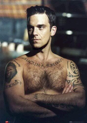 robbie williams tattoos | top celebrity tattoos