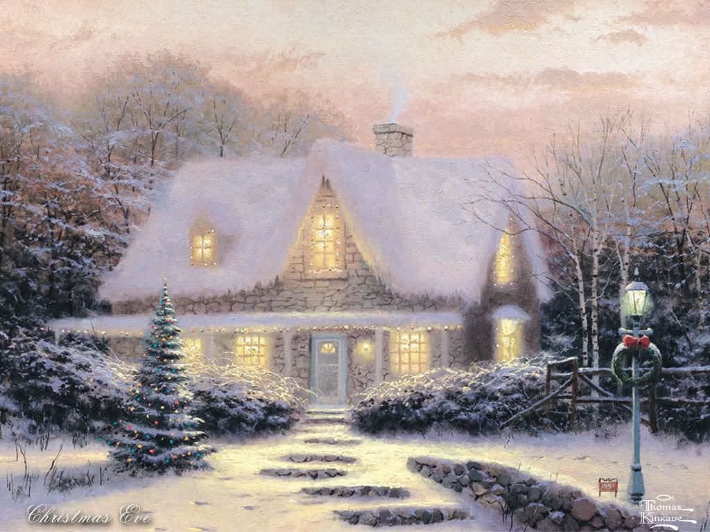 Artist Thomas Kinkade Christmas Photo By Mistress Vader Photos 