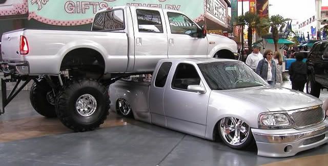 jacked up trucks. Now Thats Jacked Up Image