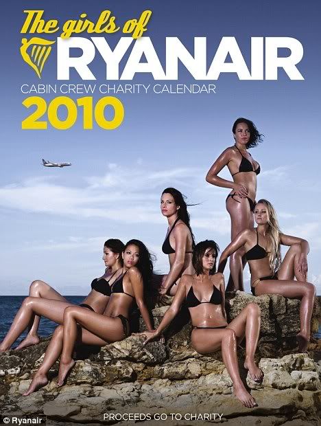 Nuevo Calendario Hot de Azafatas de Ryanair 2010