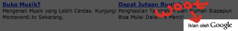 Iklan oleh Google