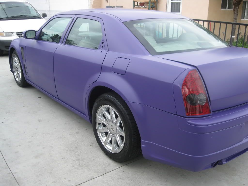 Flat Purple Car