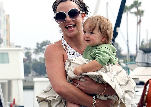 Britney with Jayden James Pictures, Images and Photos