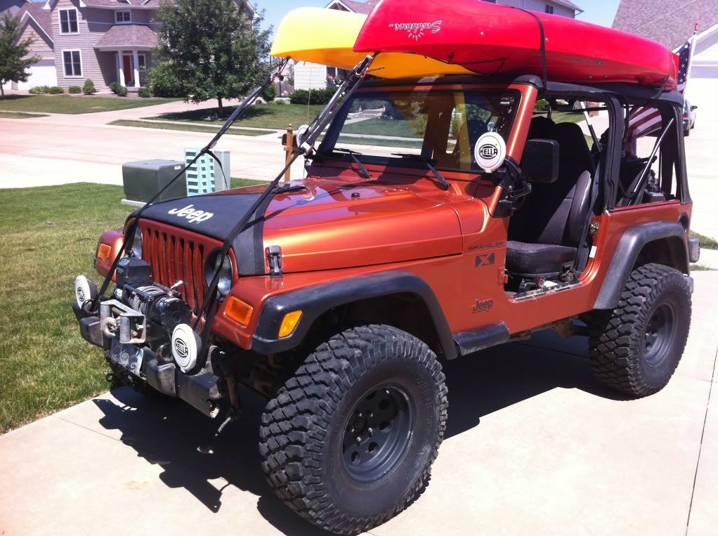 Jeep TJ: How do you carry your kayak/canoe? - JeepForum.com