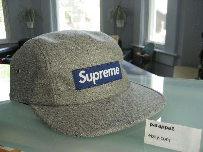 supreme herringbone cap