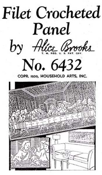 pattern for the last supper - HASS DESIGN CROCHET - Crochet