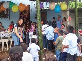 A children's party in Ecuador Party