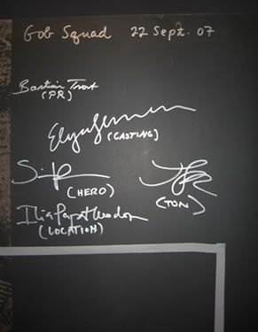 Gob Squad Signatures at walker art center 
