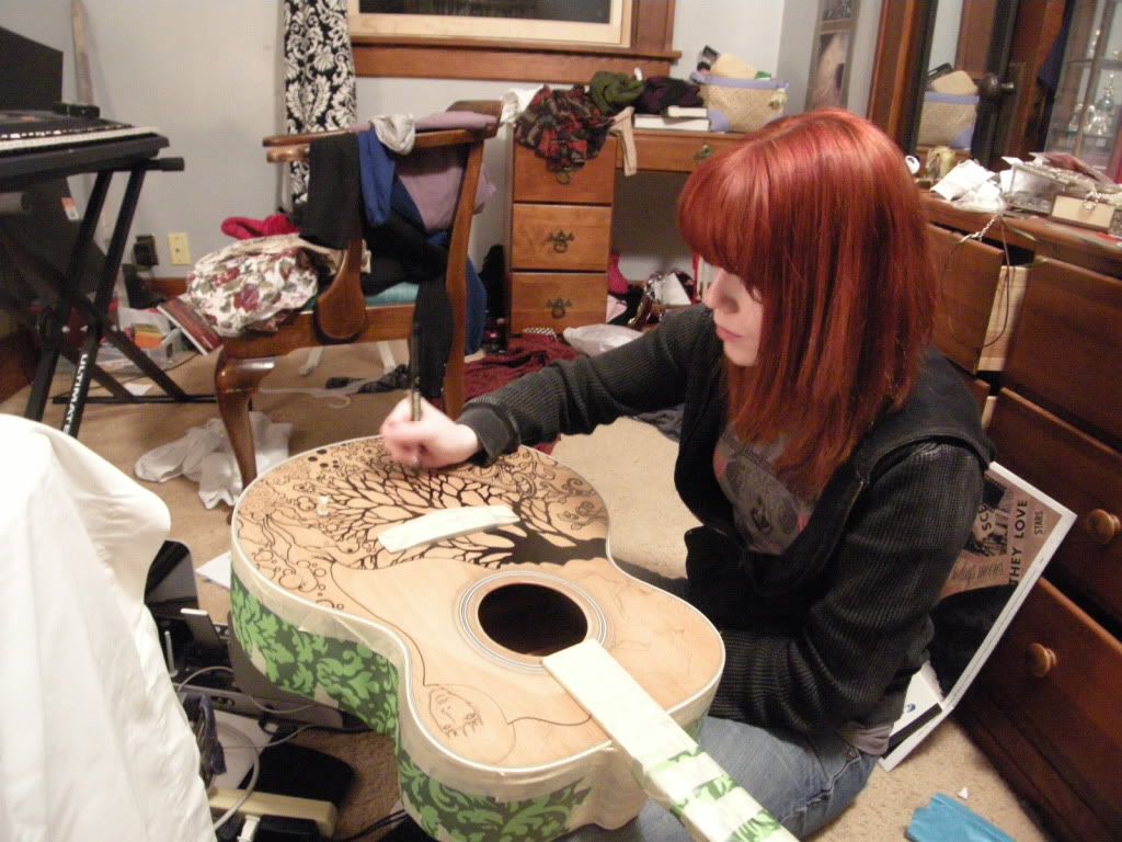 How do you remove sharpie on an acoustic guitar? Acoustic Guitars