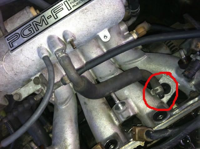 1991 Honda civic oil filter location