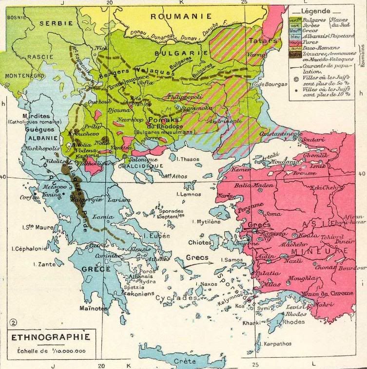 map of macedonia and surrounding countries. Here is an ethnic map from