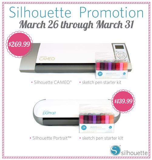 Silhouette Sketch Pen Promotion