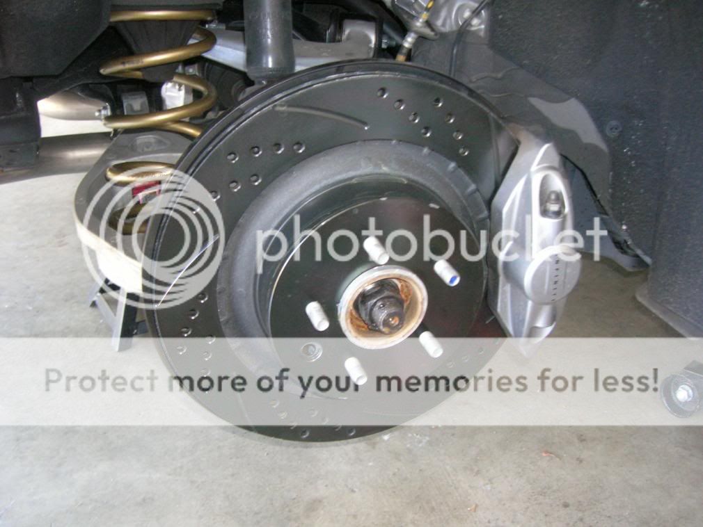 DIY slotted/drilled rotor install MyG37