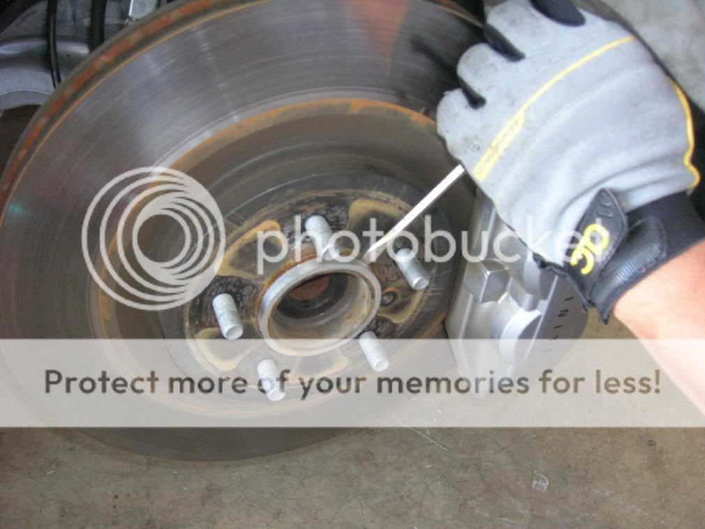 DIY slotted/drilled rotor install MyG37