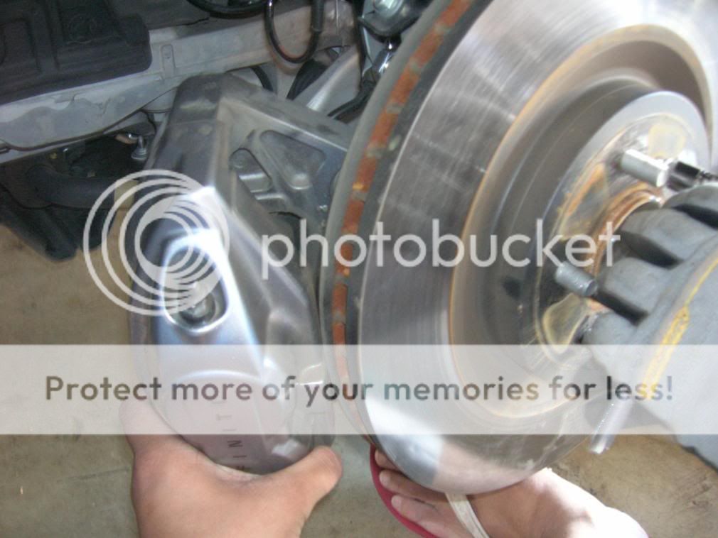 DIY slotted/drilled rotor install MyG37