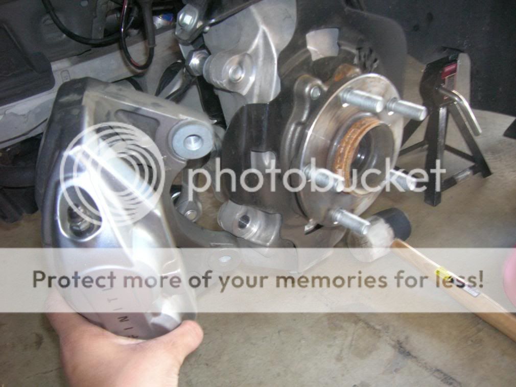 DIY slotted/drilled rotor install MyG37