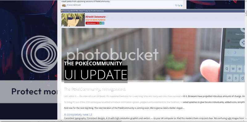 The PokéCommunity UI Update