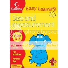 Size & Measurment 3 5yrs Collins Easy Learning NEW BOOK  