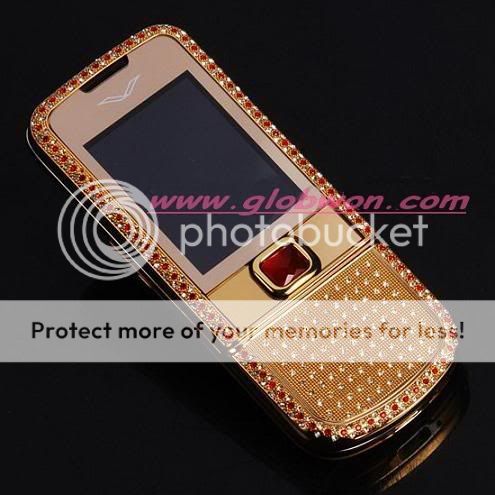 globwon online store: Nokia 8800 gold diamond phone