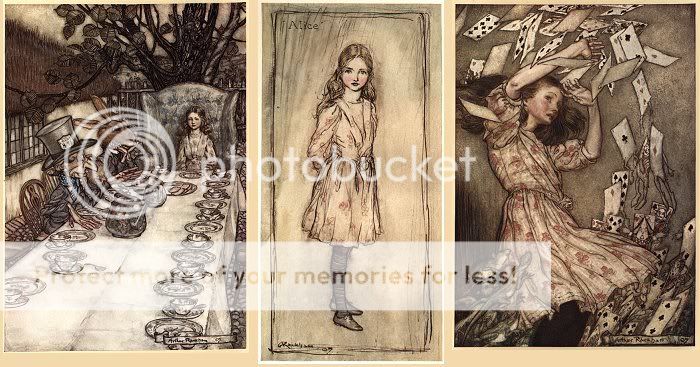 Pictures of Alice in Wonderland